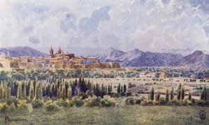 Noord-Spanje: Pamplona, Vanaf de Weg naar de Grens door Edgar T. A. Wigram