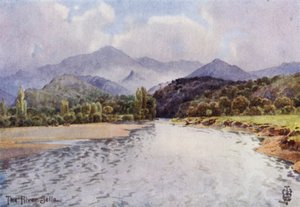 Noord-Spanje: de Sella-vallei, onder Arriondas door Edgar T. A. Wigram