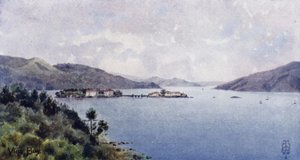 Noord-Spanje: Vigo Bay, de binnenhaven, kijkend naar de zee door Edgar T. A. Wigram