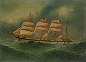 Het schip Glencairn, 20e eeuw door Edgar William