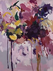Levendige abstracte bloemen door Edie