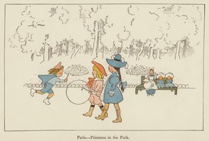 Parijs, netheid in het park door Edith Farmiloe