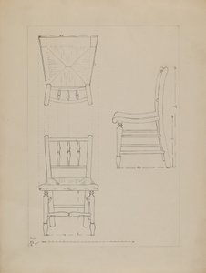 Stoel door Edith Magnette