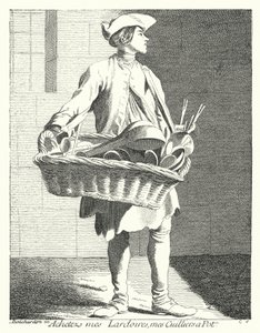 Koop Mijn Pannen en Lepels (gravure) door Edmé (after) Bouchardon