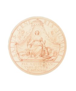 De Vrede van Aken, 1748 door Edmé Bouchardon