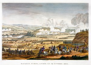 De slag bij Jena, Duitsland, 14 oktober 1806 door Edme Bovinet