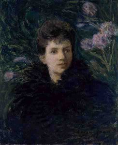 Jonge Vrouw met Viooltjes, c.1910 door Edmond François Aman Jean