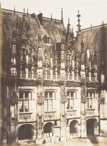 Fragment van het Paleis van Justitie, Rouen, 1852-1854 door Edmond Bacot