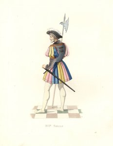 Lijfwacht van Frans I door Edmond Lechevallier Chevignard