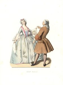 Dansmeester en jonge Venetiaanse vrouw