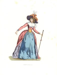 Modieuze vrouw, Frankrijk