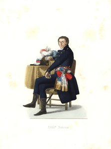 Guillemardet, ambassadeur van de Franse Republiek, Frankrijk door Edmond Lechevallier Chevignard
