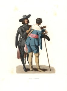 Portret van twee kunstenaars, Spanje door Edmond Lechevallier Chevignard