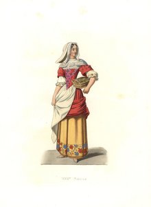 Boerin, Frankrijk door Edmond Lechevallier Chevignard