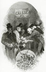 Emargement - illustratie uit Napoléon le Petit, 19e eeuw door Edmond Morin