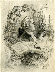 Portret van Elie Catherine Freron (1718 -1776) door Edmond Morin
