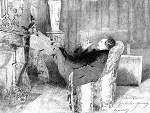 Jules De Concourt, 1857 door Edmond de Concourt