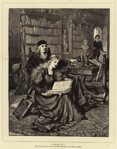 Romola (gravure) door Edmund Blair (after) Leighton