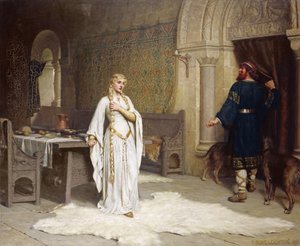 Lady Godiva door Edmund Blair Leighton