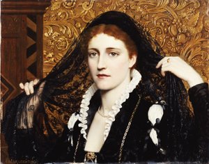 Olivia, 1887 door Edmund Blair Leighton