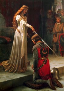 De Accolade, 1901 door Edmund Blair Leighton