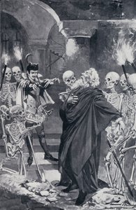 Illustratie voor Goethes Faust