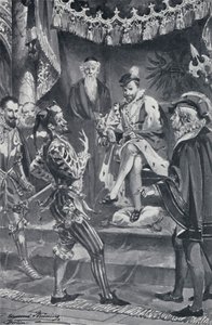 Illustratie voor Goethes Faust door Edmund Bruning