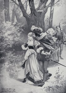 Illustratie voor Goethes Faust door Edmund Bruning