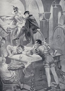 Illustratie voor Goethes Faust door Edmund Bruning