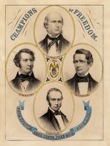Kampioenen van vrijheid, vrije meningsuiting, vrije pers, vrije grond, vrije mensen door Edmund Burke Kellogg