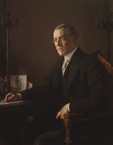 Woodrow Wilson (1856-1924) 1920-21 (olieverf op doek)