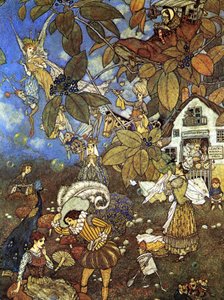 Beroemde personages uit sprookjes door Edmund Dulac
