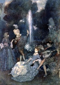Maanlicht door Edmund Dulac