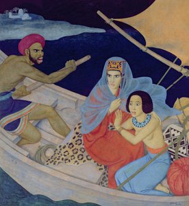 Zenobia, Koningin van Palmyra door Edmund Dulac