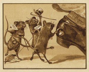 Illustratie voor Drie Blinde Muizen door Edmund G. Caldwell