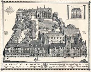 Balliol College, Oxford, 1905 door Edmund Hort New
