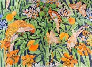 Jungle Chat ca. 1930 door Edmund Hunter
