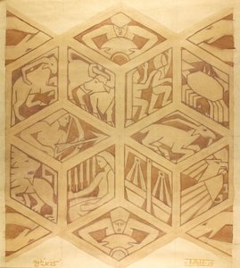 Zodiac Tekens - Art Deco, april 1934