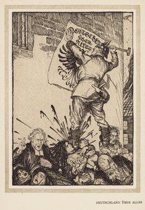 De Krans van de Keizer: Duitsland Over Alles door Edmund Joseph (after) Sullivan