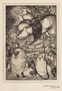 De krans van de keizer: De Zwarte Mis door Edmund Joseph (after) Sullivan
