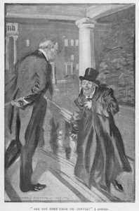 Illustratie voor Dr. Jekyll en Mr. Hyde door R.L. Stevenson