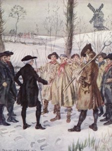 Illustratie voor The Vicar of Wakefield door Oliver Goldsmith