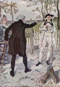 Illustratie voor The Vicar of Wakefield door Oliver Goldsmith