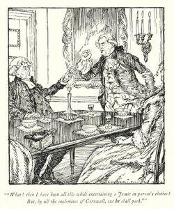 Illustratie voor The Vicar of Wakefield door Oliver Goldsmith door Edmund Joseph Sullivan
