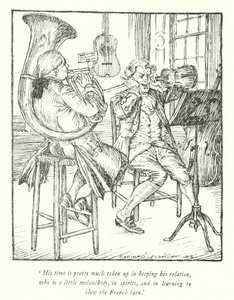 Illustratie voor The Vicar of Wakefield door Oliver Goldsmith