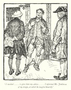 Illustratie voor The Vicar of Wakefield door Oliver Goldsmith door Edmund Joseph Sullivan