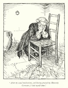 Illustratie voor The Vicar of Wakefield door Oliver Goldsmith