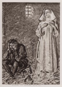 Meten voor Meten, Act III, Sc I door Edmund Joseph Sullivan