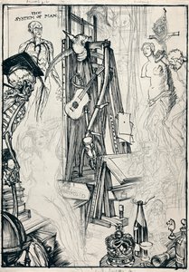 De cartoonist - Fase IV door Edmund Joseph Sullivan