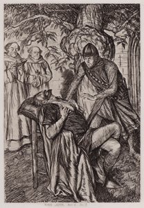 Het Leven en de Dood van Koning Jan, Act V, Sc 7 door Edmund Joseph Sullivan